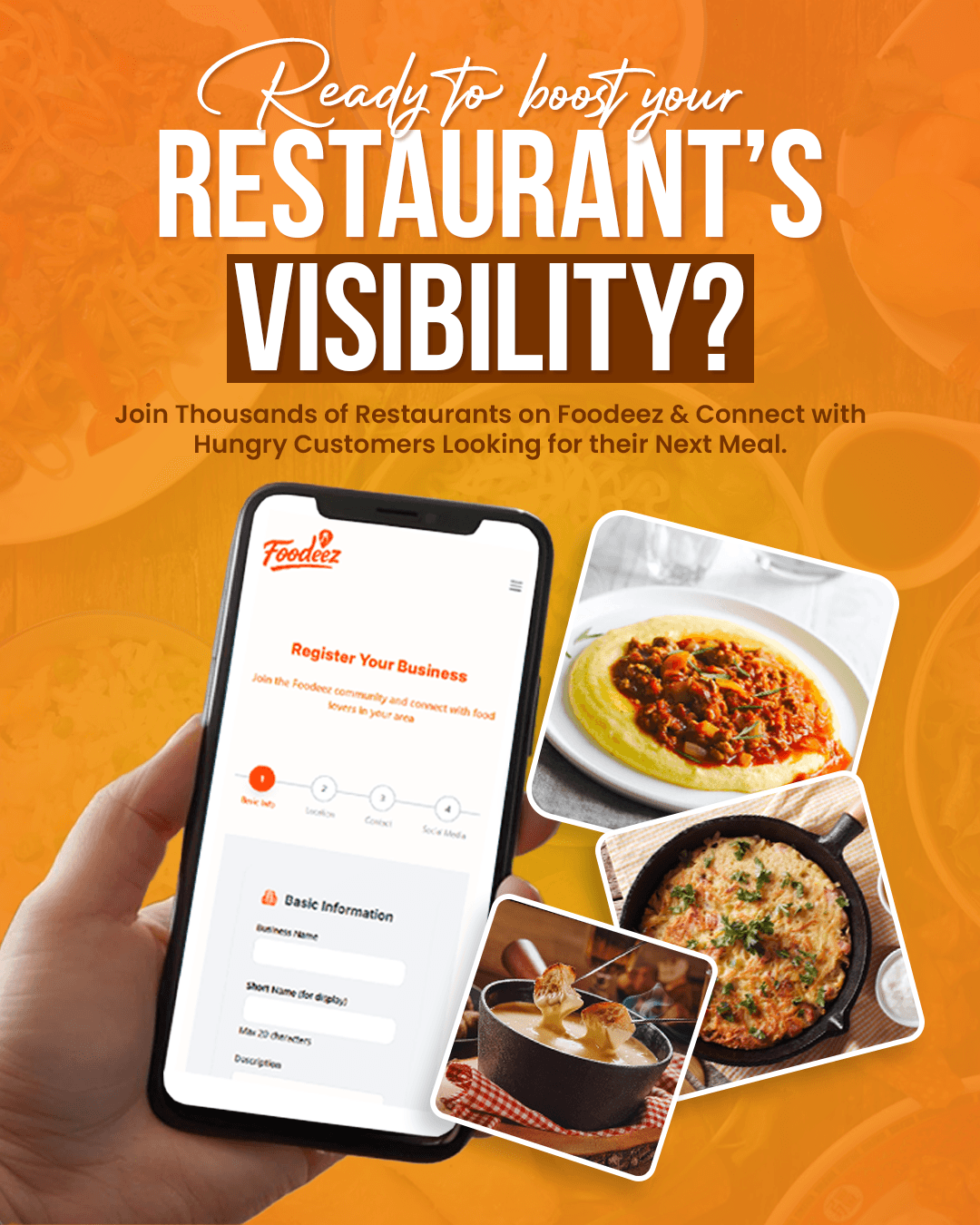 Register Your Business on Foodeez